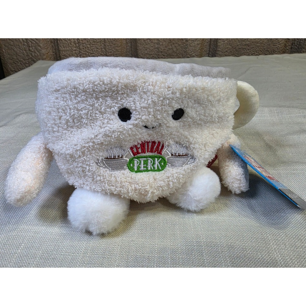 BumBumz by Russ Friends Central Perk Coffee Cup Plush Toy Cream White 0737